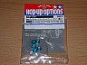 Hop-Up 53159 4 mm Anodized Aluminium Flange Lock Nuts (Blue), 5 pcs.